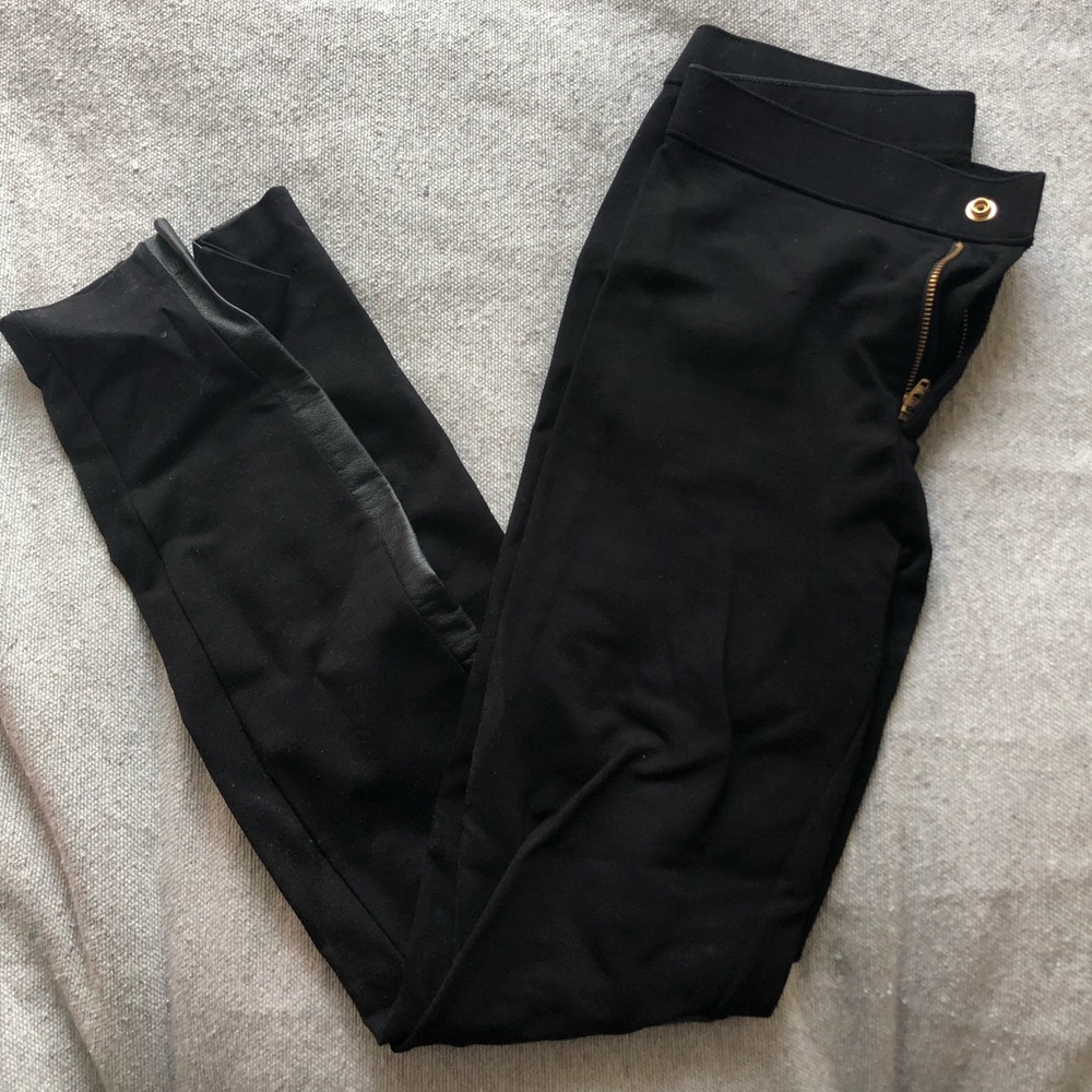 J. Crew Pixie Pant with leather jodhpurs